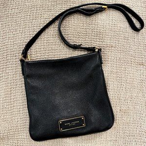 Marc Jacobs Black Leather Crossbody Bag